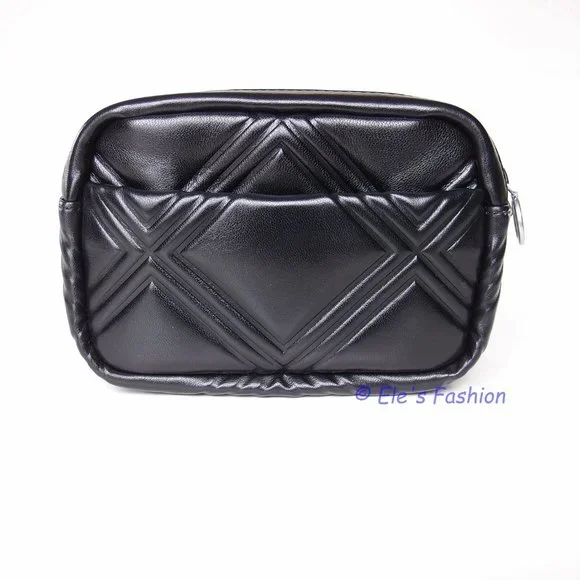 ❤️ NWT Tory Burch Perry Bombe Mini Puffy Leather Crossbody Bag BLACK Authentic - Picture 7 of 14